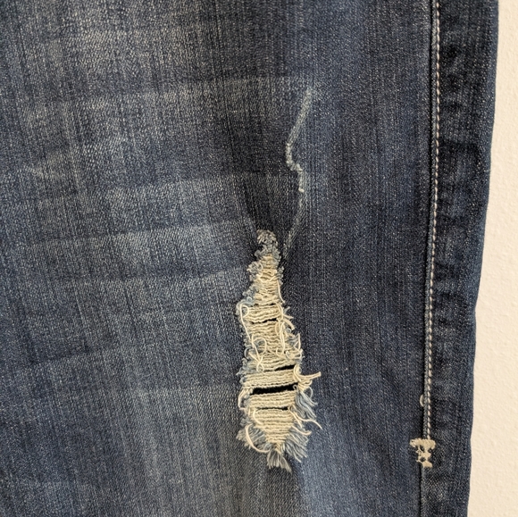 Cowgirl Tuff Boot Cut Dark Wash Jeans Roses & Truth Size 31 - Picture 5 of 14